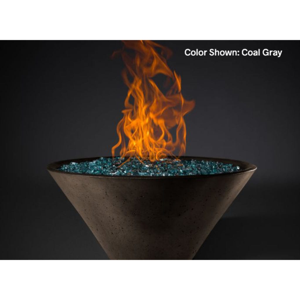 Slick Rock Concrete 22" Conical Ridgeline Gas Fire Bowl