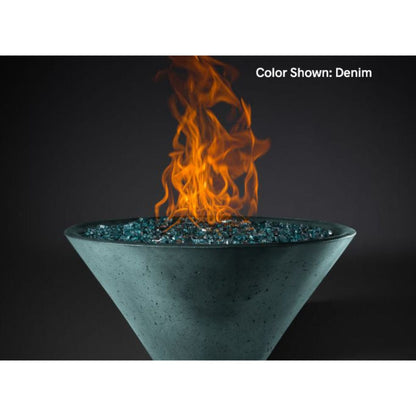 Slick Rock Concrete 22" Conical Ridgeline Gas Fire Bowl