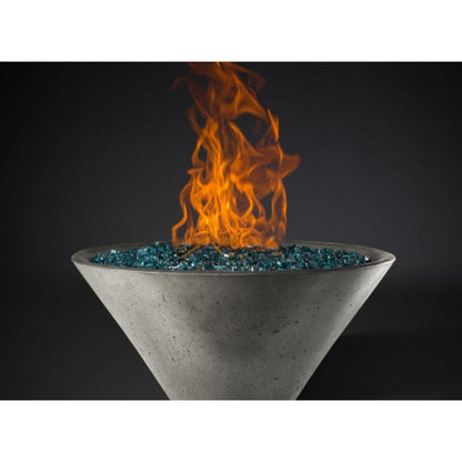 Slick Rock Concrete 22" Conical Ridgeline Gas Fire Bowl