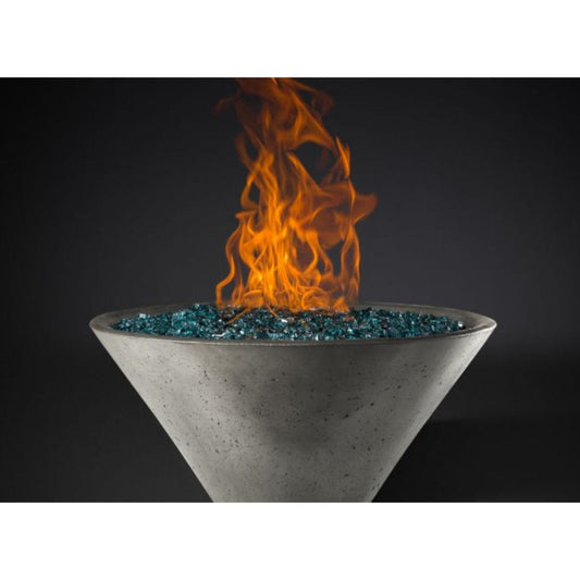 Slick Rock Concrete 22" Conical Ridgeline Gas Fire Bowl