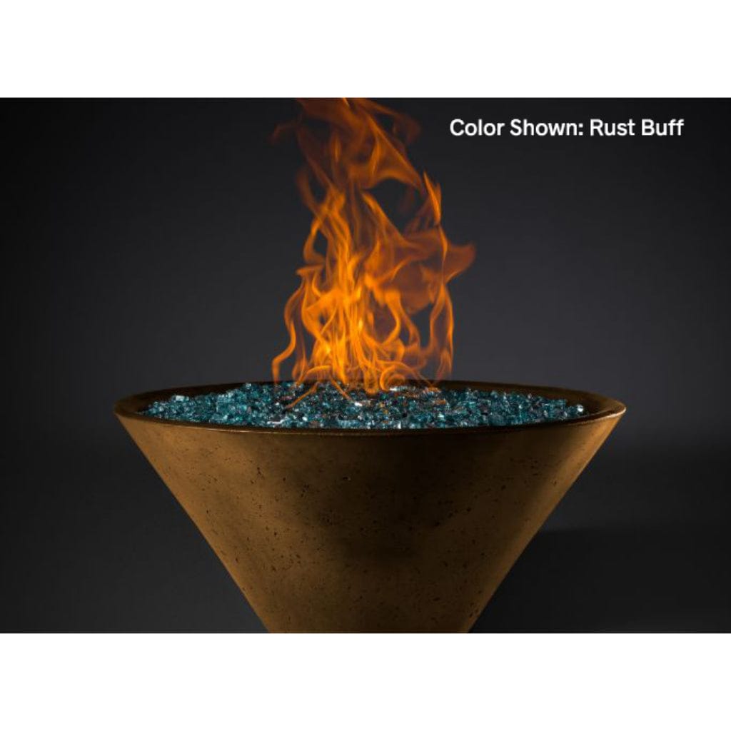 Slick Rock Concrete 29" Conical Ridgeline Gas Fire Bowl