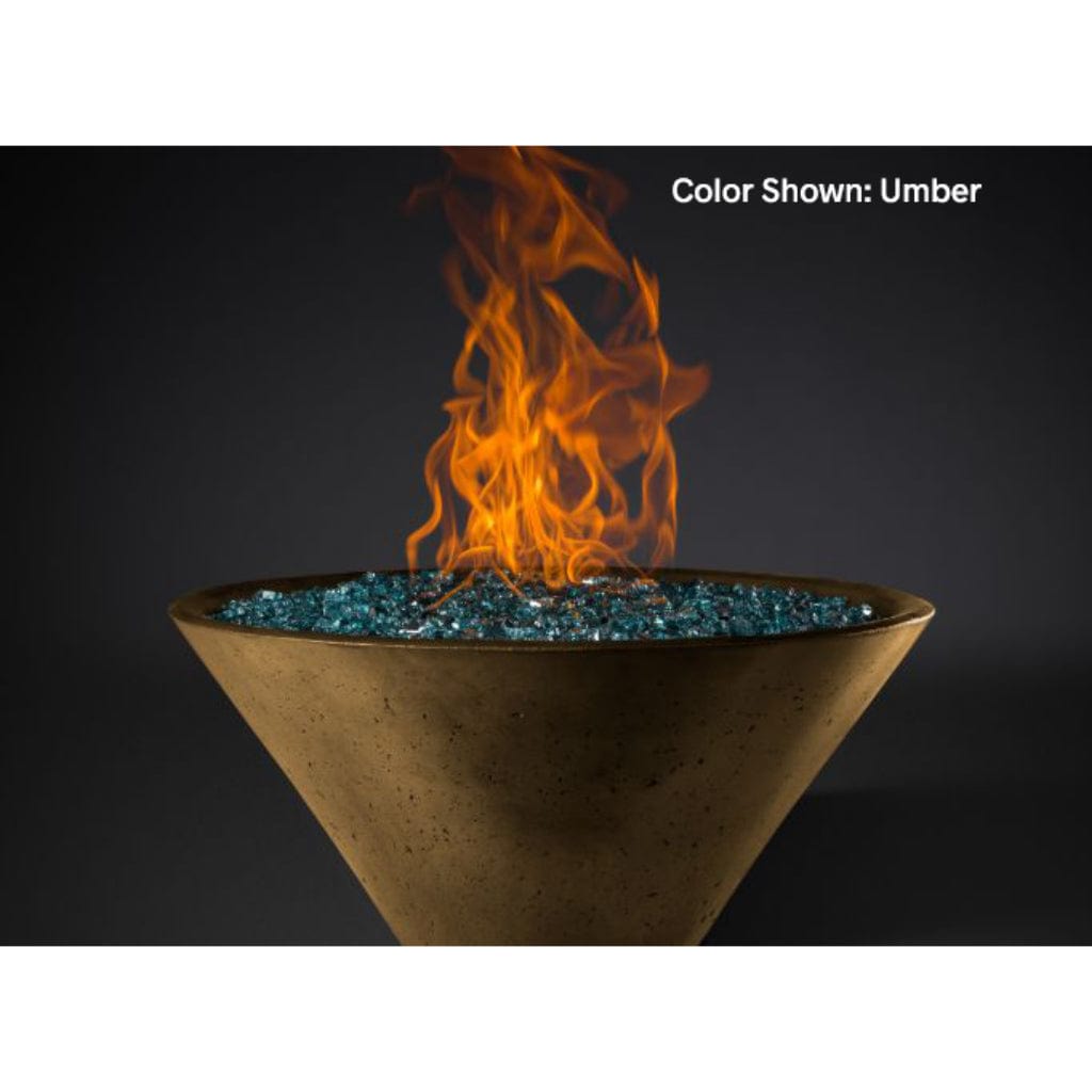 Slick Rock Concrete 29" Conical Ridgeline Gas Fire Bowl