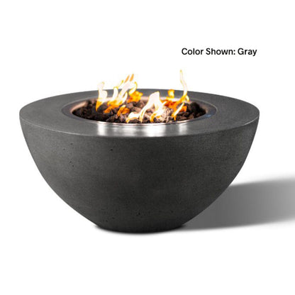 Slick Rock Concrete 34" Round Oasis Gas Fire Bowl