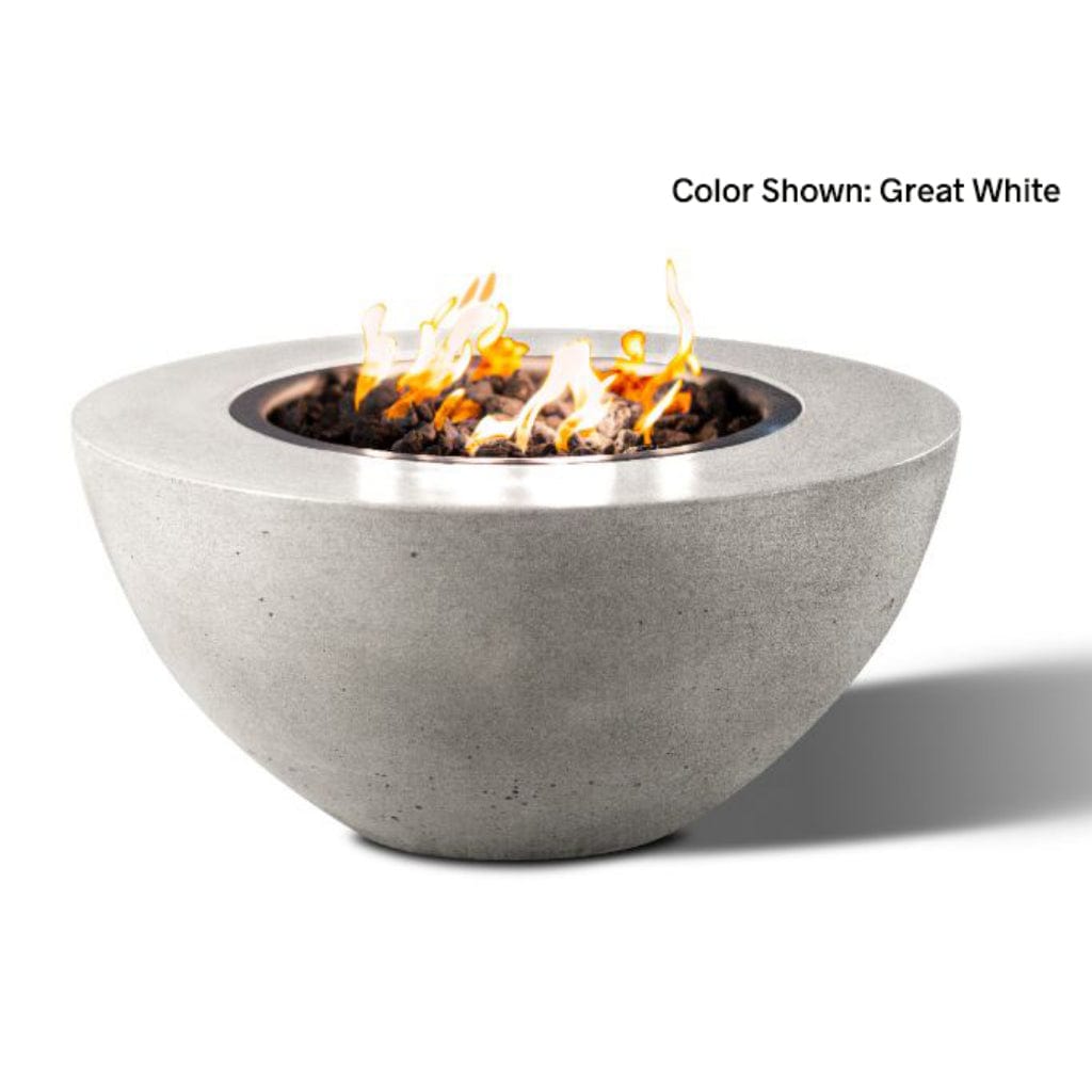 Slick Rock Concrete 34" Round Oasis Gas Fire Bowl