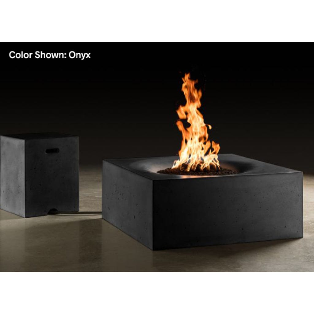 Slick Rock Concrete 36" Square Horizon Gas Fire Table