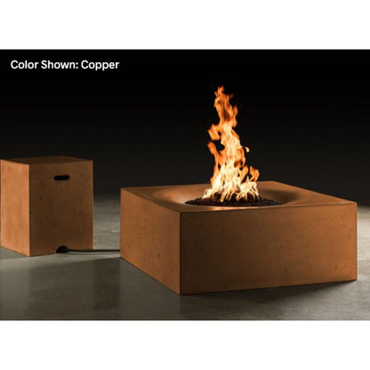 Slick Rock Concrete 36" Square Horizon Gas Fire Table