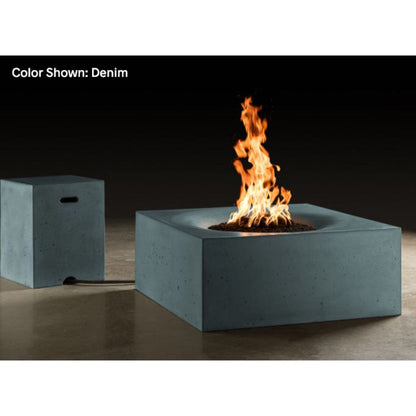 Slick Rock Concrete 36" Square Horizon Gas Fire Table