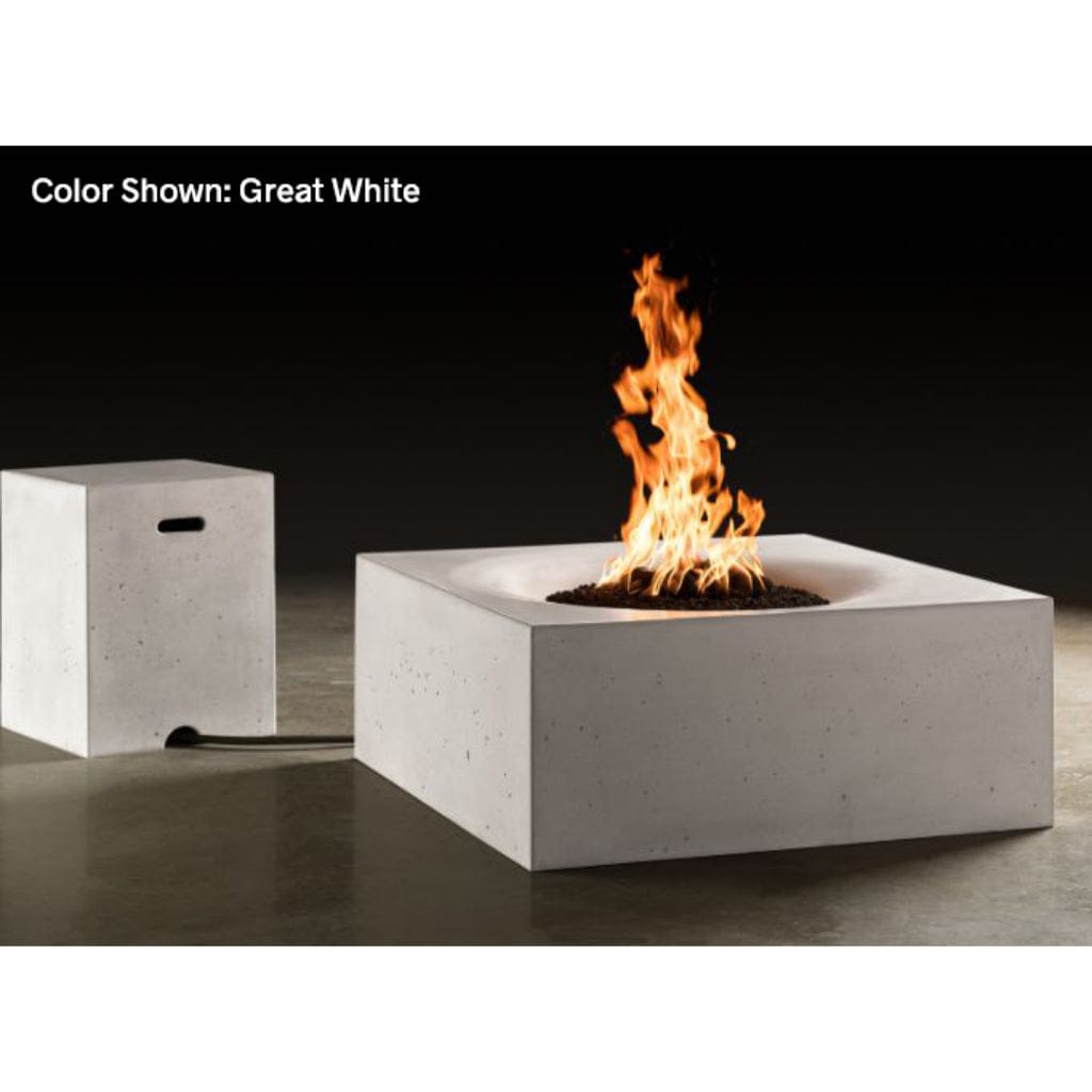 Slick Rock Concrete 36" Square Horizon Gas Fire Table