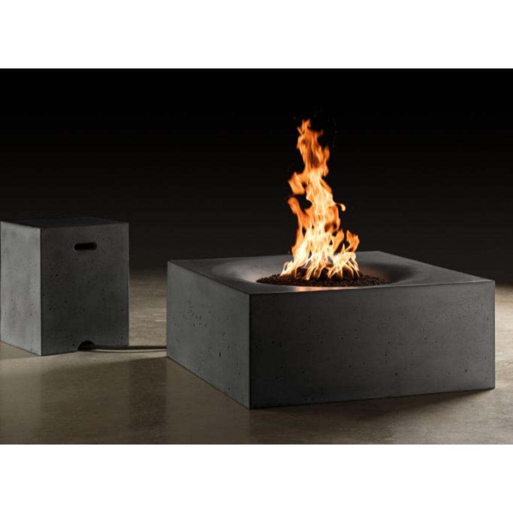 Slick Rock Concrete 36" Square Horizon Gas Fire Table