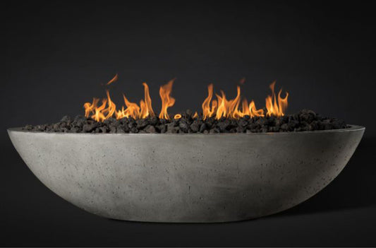 Slick Rock Concrete Oasis 60" Shale Oval Fire Bowl Only