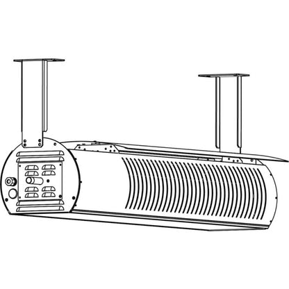 SunStar 48" SGL Glass Series Gas Infrared Patio Heater