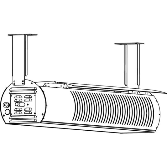 SunStar Ceiling Fixed Mount Bracket Kit for Infrared Patio Heaters