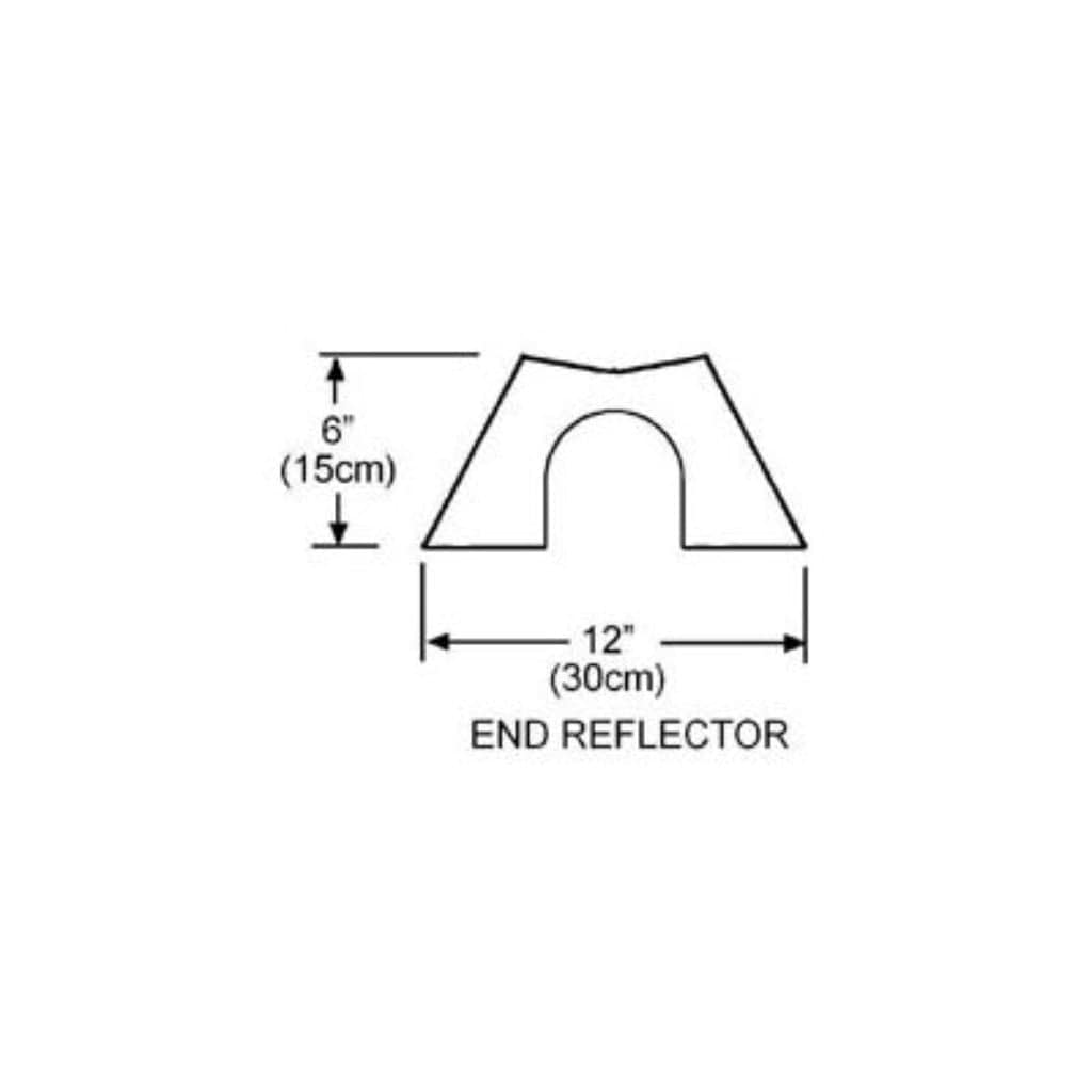 SunStar End Reflector Kit For SIS or SPS Infrared Heaters