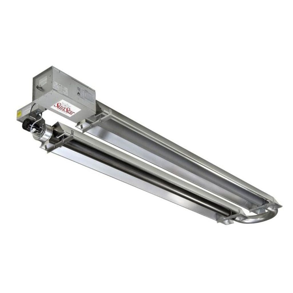 SunStar SIU Series Standard/Tough Guy Infrared Straight U Tube Single Stage Heater - 125,000 BTU