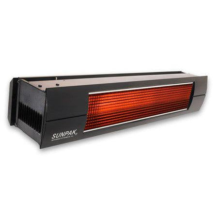 Sunpak S34 B TSH 48" Black Natural Gas Two Stage Handwired Outdoor Infrared Heater