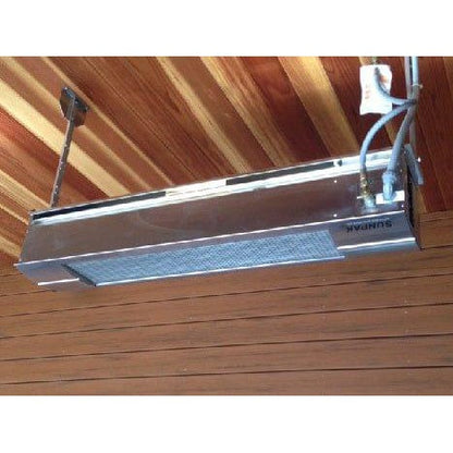 Sunpak S34 S TSR 48" Stainless Steel Liquid Propane Two Stage Remote Outdoor Infrared Heater