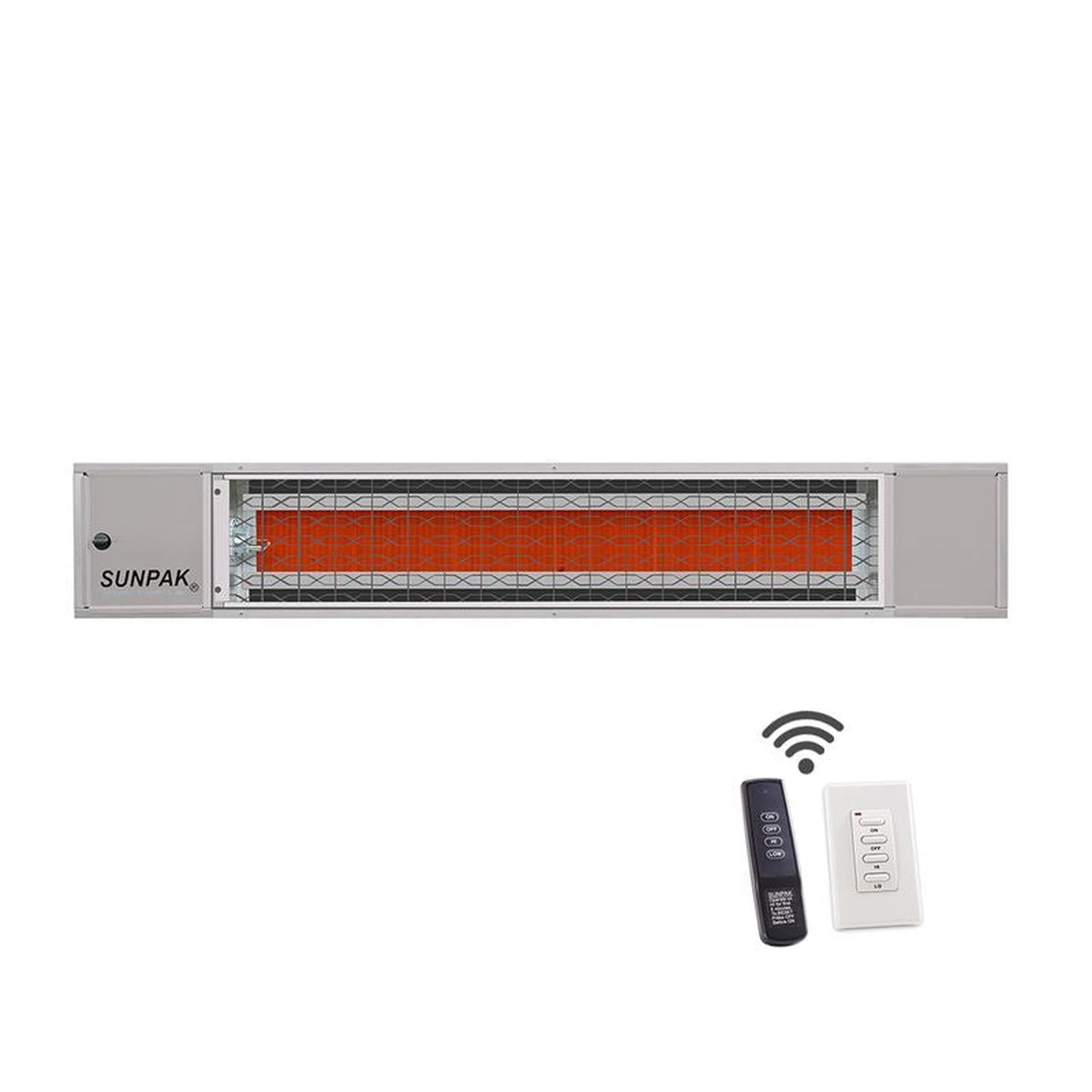 Sunpak S34 S TSR 48" Stainless Steel Liquid Propane Two Stage Remote Outdoor Infrared Heater