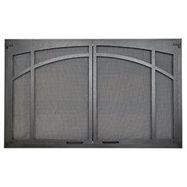 Superior ASD3224-TI Decorative Arched Twin Pane Screen Door for VRT3132 Gas Fireplace