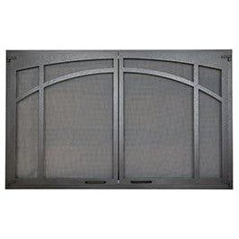 Superior ASD3628-TI Decorative Arched Twin Pane Screen Door for VRT3536 Gas Fireplace