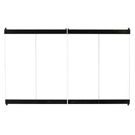 Superior BD36 36" Black Standard Bi-Fold Glass Door for BRT4336, BRT4536 and WRT/WCT3036 Fireplaces