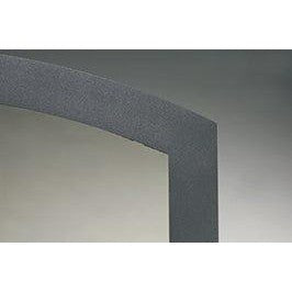 Superior Black Smooth Steel Arched Door for WCT4920 and WCT6920 Wood Burning Fireplaces