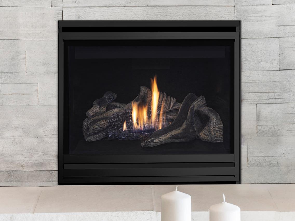 Superior DRC3040 40" Mid-Size Contemporary Top/Rear Direct Vent Natural Gas Fireplace With Electronic Ignition