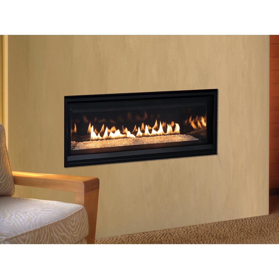 Superior DRL3535 35" Linear Contemporary Direct Vent Propane Gas Fireplace With Electronic Ignition