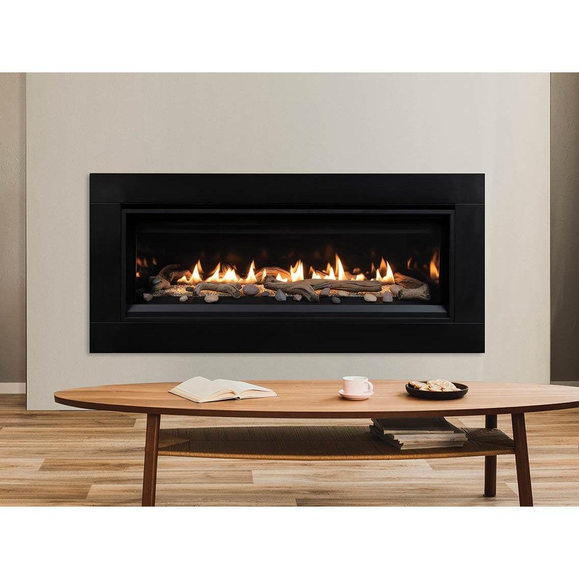 Superior DRL3535 35" Linear Contemporary Direct Vent Propane Gas Fireplace With Electronic Ignition