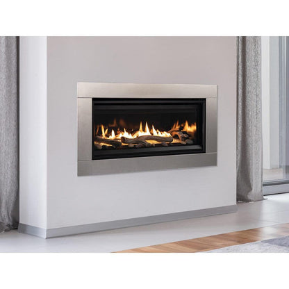 Superior DRL3545 45" Linear Contemporary Direct Vent Propane Gas Fireplace With Electronic Ignition