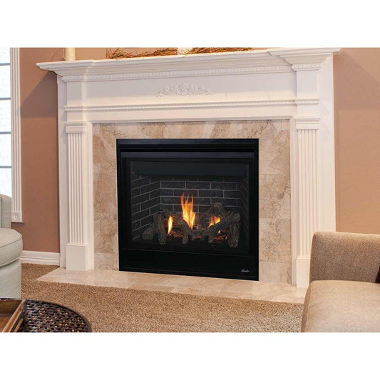 Superior DRT3035 35" Traditional Direct Top/Rear Vent Natural Gas Fireplace With Electronic Ignition