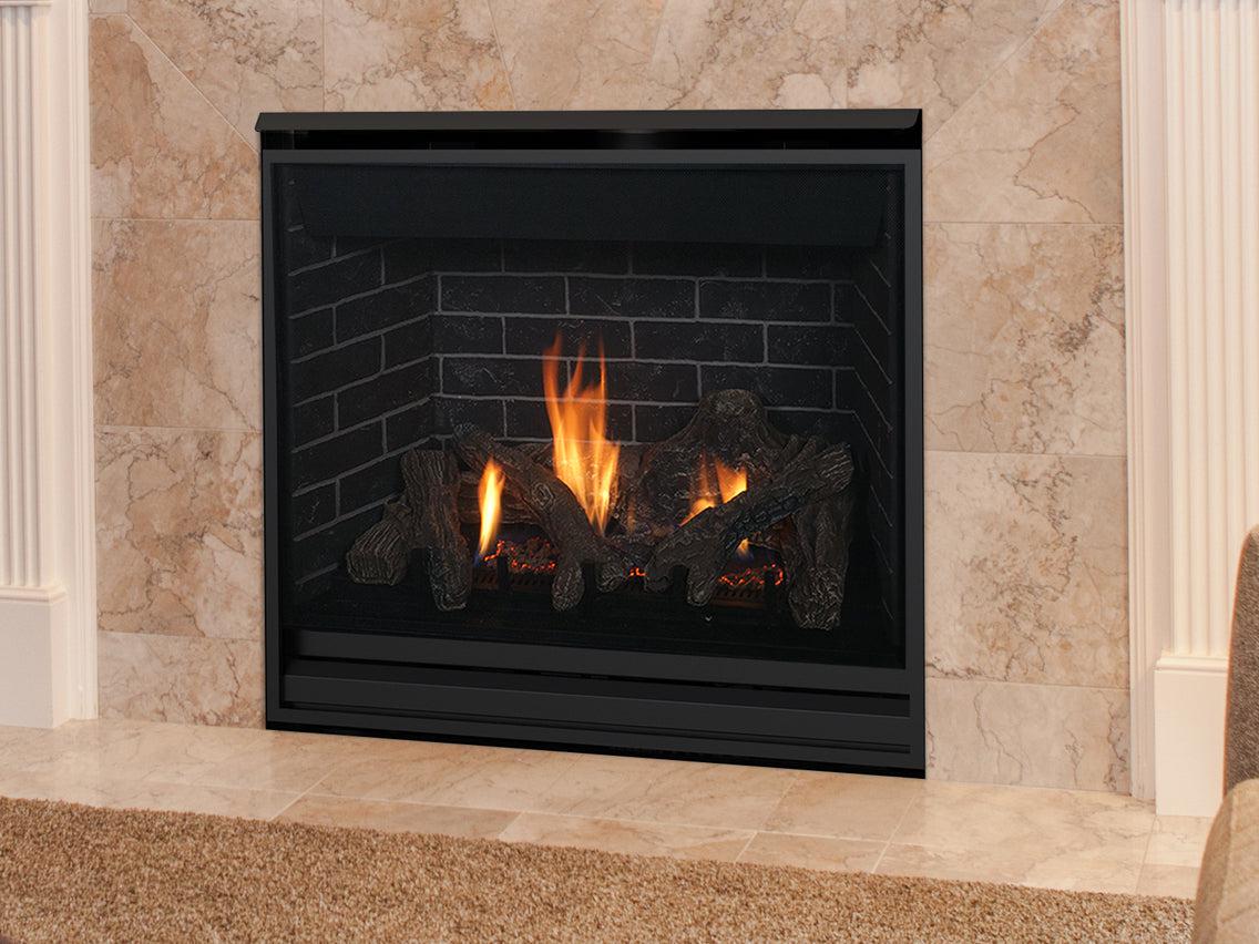 Superior DRT3045 45" Mid-Size Traditional Top/Rear Direct Vent Propane Gas Fireplace With Electronic Ignition