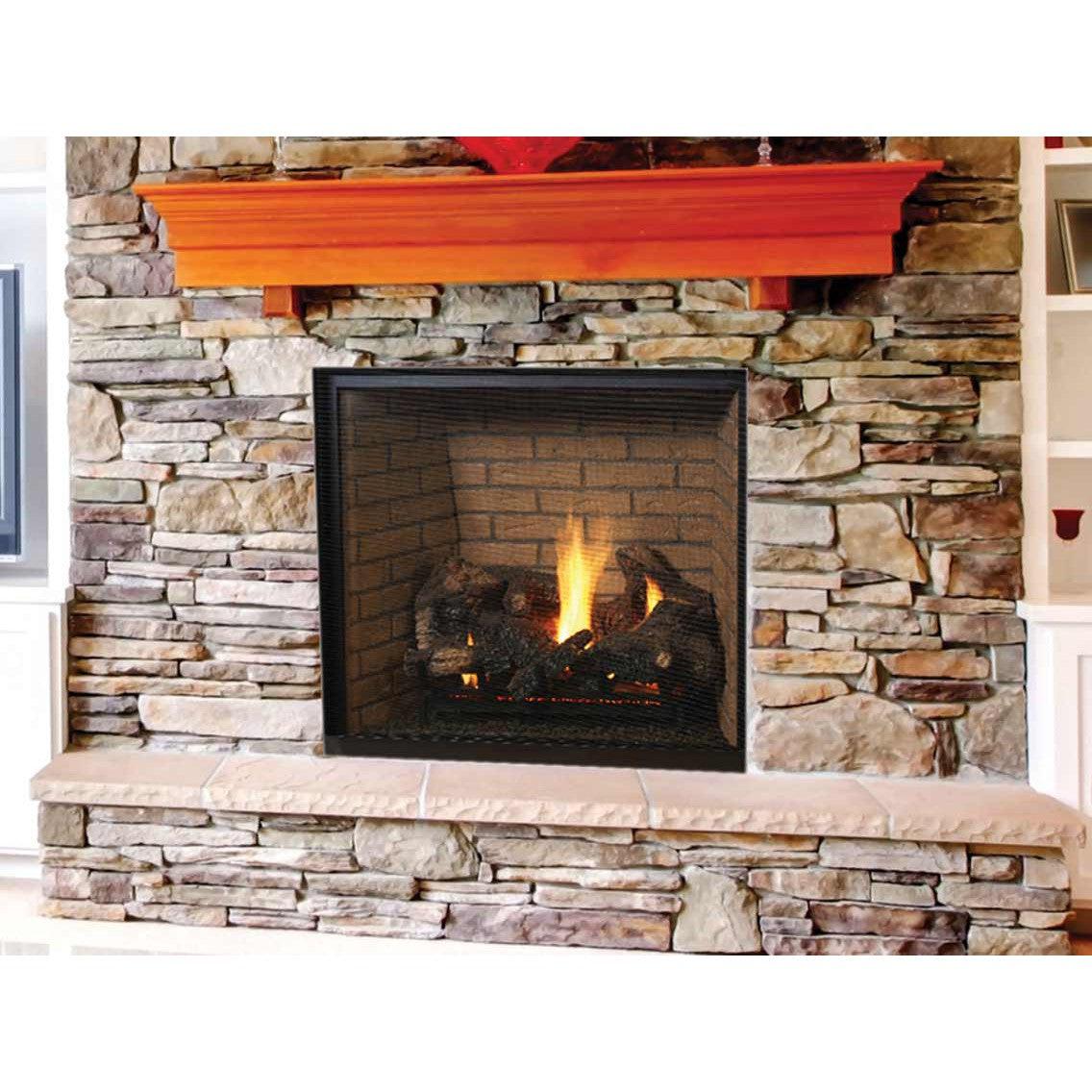 Superior DRT6340 40" Traditional Direct Vent Natural Gas Fireplace With Power Vent and Electronic Ignition