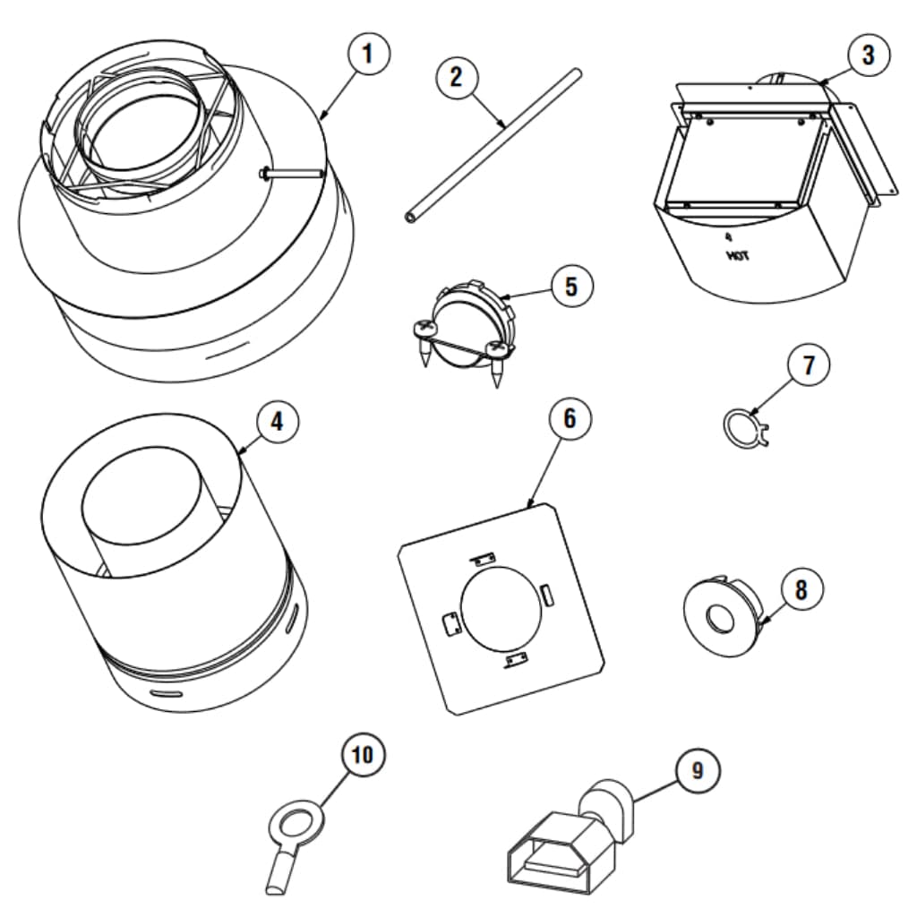 Superior LSMPVK Power Vent Kit for DRT6340TYN, DRT6345TYN and DRT63STTYN Gas Fireplaces