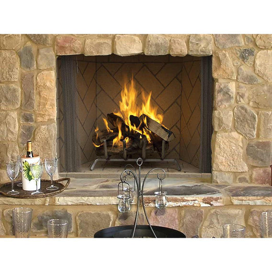 Superior WRE6050 50" Traditional Outdoor Vented Wood Burning Masonry Fireplace