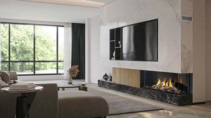 Napoleon Tall Bay Luxuria 50" 3-Sided Linear Direct Vent Natural Gas Fireplace