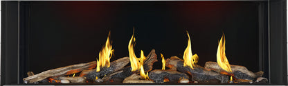 Napoleon Tall Bay Luxuria 62" 3-Sided Linear Direct Vent Natural Gas Fireplace