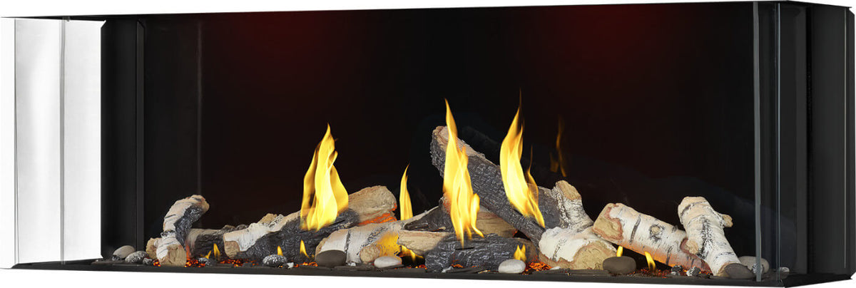 Napoleon Tall Bay Luxuria 62" 3-Sided Linear Direct Vent Natural Gas Fireplace