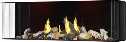 Napoleon Tall Bay Luxuria 62" 3-Sided Linear Direct Vent Natural Gas Fireplace