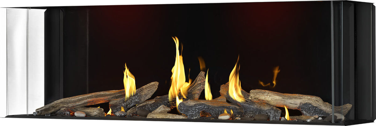 Napoleon Tall Bay Luxuria 62" 3-Sided Linear Direct Vent Natural Gas Fireplace
