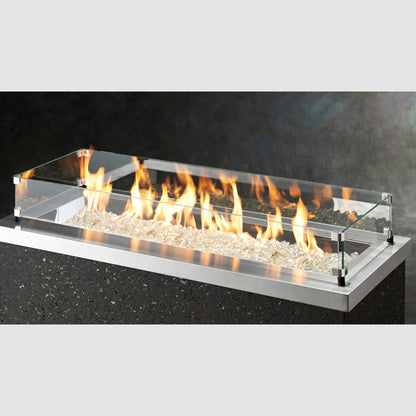 The Outdoor GreatRoom Company 120" Linear Glass Wind Guard