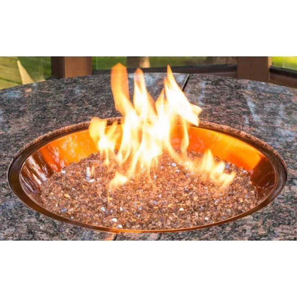 The Outdoor GreatRoom Company 20" Round Crystal Fire Plus Gas Burner