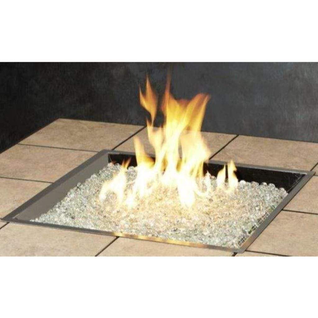 The Outdoor GreatRoom Company 24" x 24" Square Crystal Fire Burner