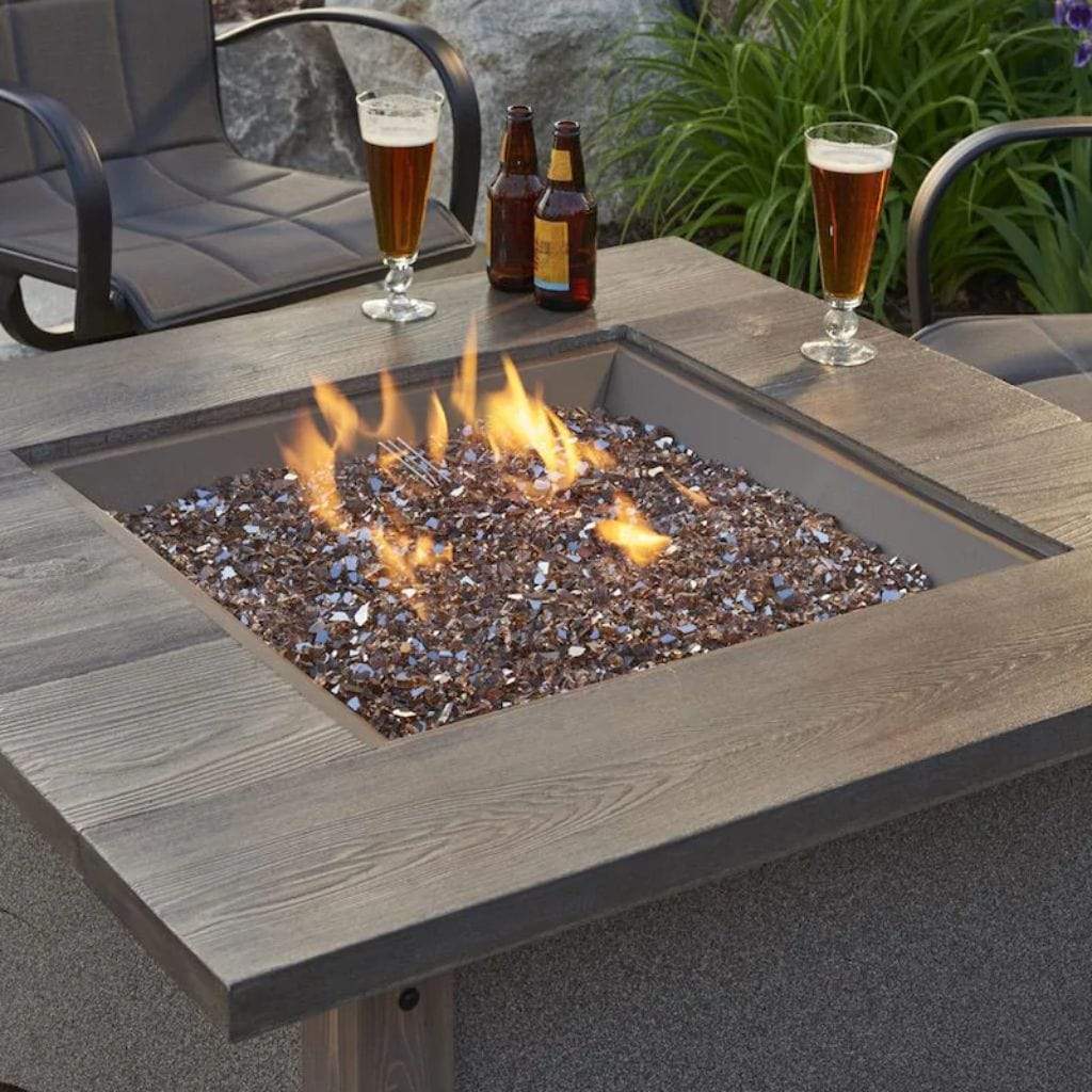 The Outdoor GreatRoom Company 24" x 24" Square Crystal Fire Burner