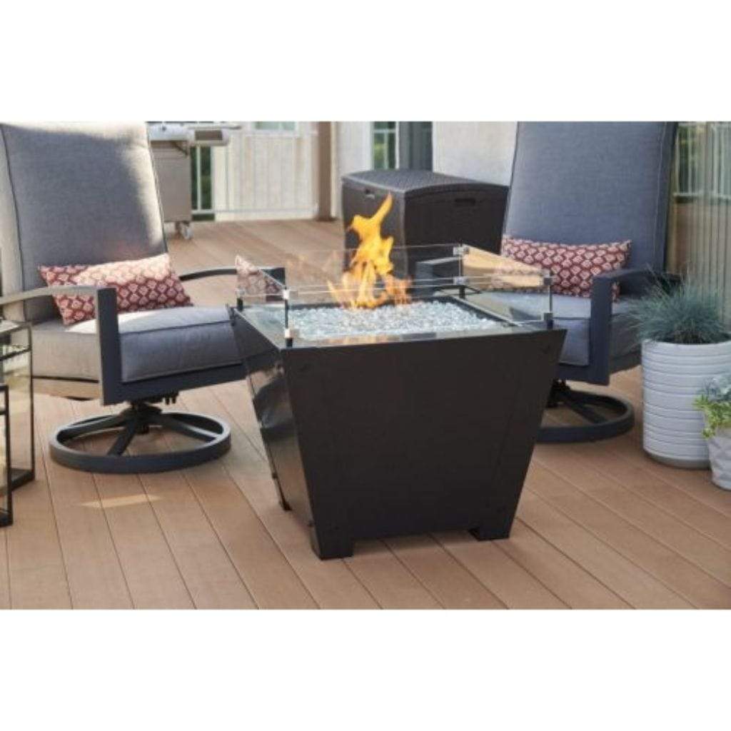 The Outdoor GreatRoom Company 30" Axel Square Gas Fire Pit Table