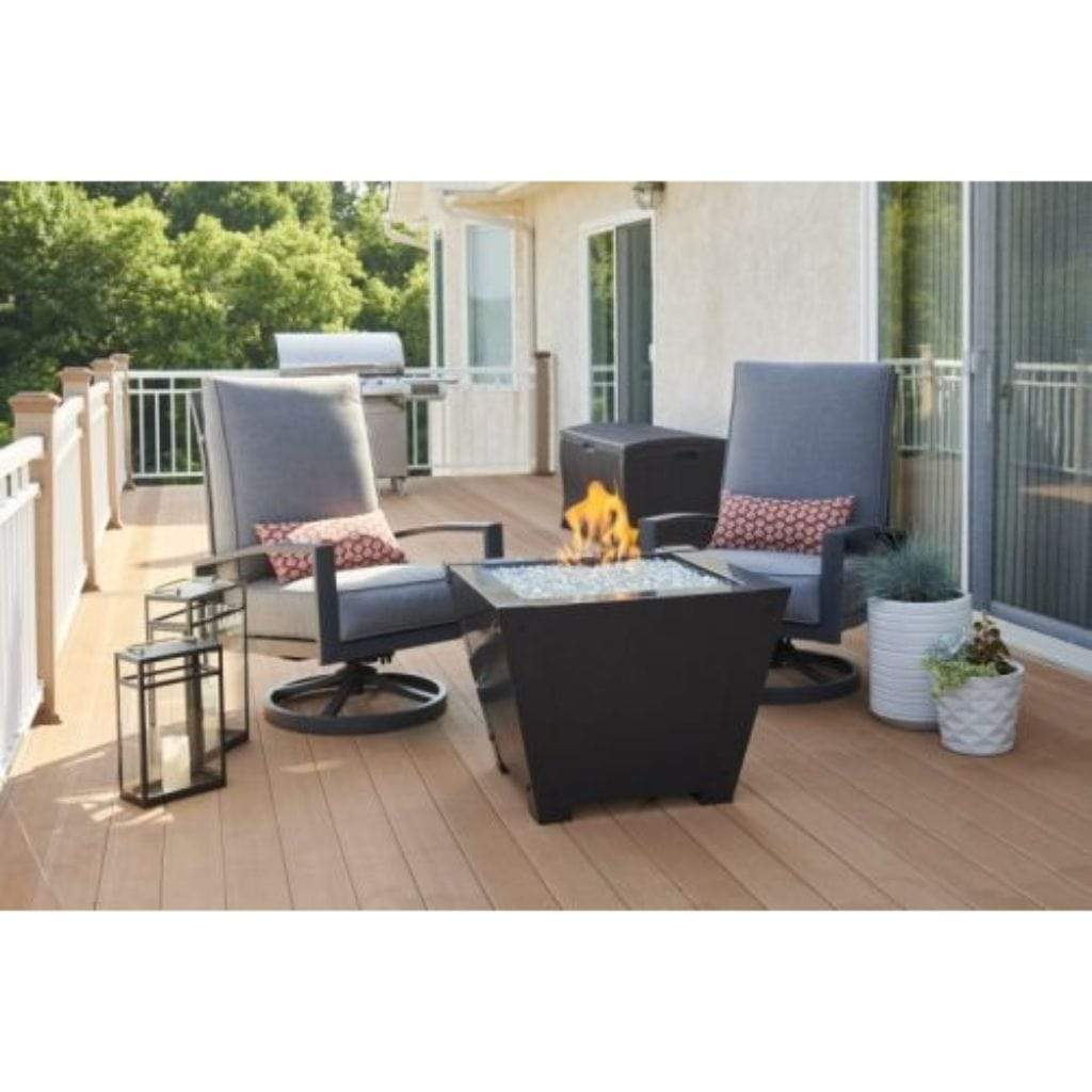 The Outdoor GreatRoom Company 30" Axel Square Gas Fire Pit Table