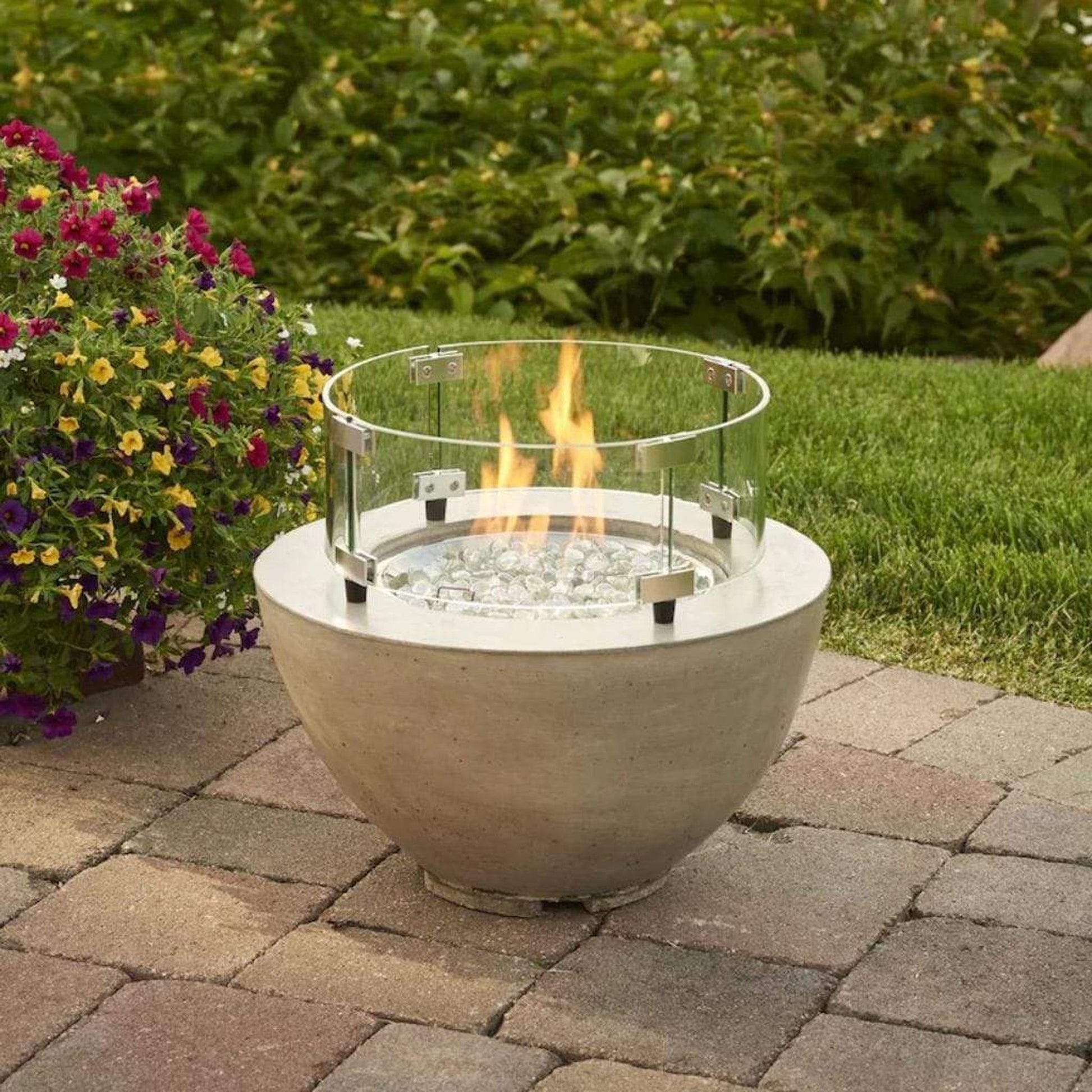 The Outdoor GreatRoom Company 30" Round Glass Wind Guard