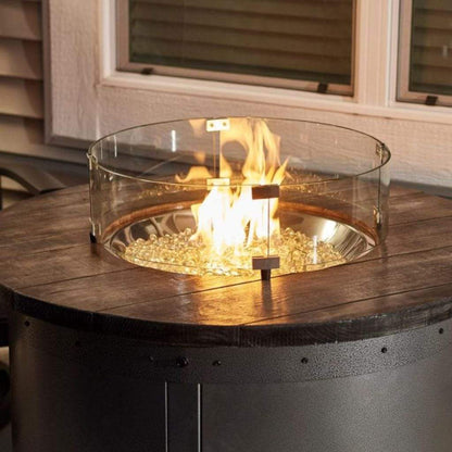The Outdoor GreatRoom Company 30" Round Glass Wind Guard