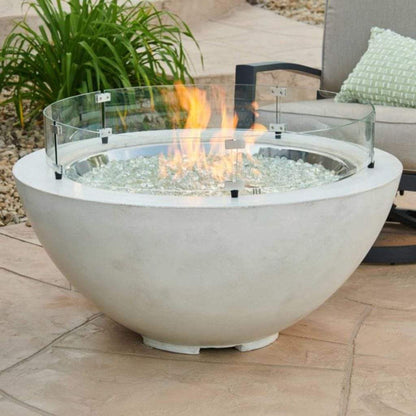 The Outdoor GreatRoom Company 30" Round Glass Wind Guard
