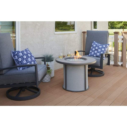 The Outdoor GreatRoom Company 31" Stonefire Round Gas Fire Pit Table