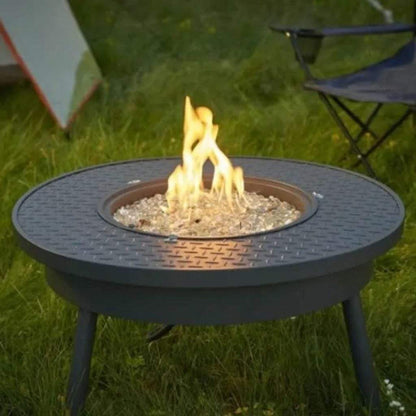 The Outdoor GreatRoom Company 32" Renegade Round Portable Gas Fire Pit Table